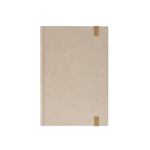 Liniertes Notizbuch aus Zuckerrohr mit Hardcover, A5 farbe natürliche farbe dritte Ansicht