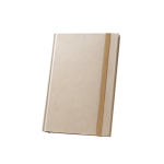 Liniertes Notizbuch aus Zuckerrohr mit Hardcover, A5 farbe natürliche farbe