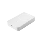 ABS-Powerbank, ideal zur Befestigung hinter dem Handy, 10.000 mAh farbe weiß