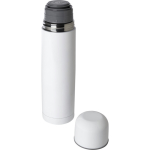 Thermoskanne aus recyceltem Edelstahl mit Becherdeckel, 750 ml farbe weiß zweite Ansicht