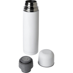 Thermoskanne aus recyceltem Edelstahl mit Becherdeckel, 750 ml farbe weiß vierte Ansicht
