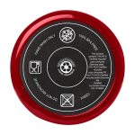 Becher mit Strohhalm und doppelwandiger Luftisolierung 1,2L farbe rot dritte Ansicht