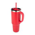 Doppelwandiger Becher aus Kupfer, vakuumisoliert, 1,2 L farbe rot