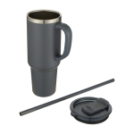 Doppelwandiger Becher aus Kupfer, vakuumisoliert, 1,2 L farbe grau zweite Ansicht