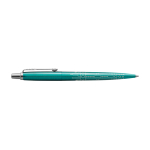 Metall-Kugelschreiber der Marke Parker Jotter SE Global Icons farbe türkis dritte Vorderansicht
