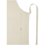 Schürze aus recycelter Baumwolle mit farbigem Nackenband, 200 g/m² Detailansicht 1