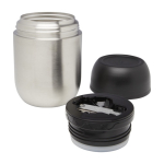 Brotdose aus recyceltem Edelstahl mit doppelter Wand, 480 ml farbe silber zweite Ansicht