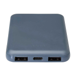 Dünne Powerbank aus recyceltem Kunststoff, 5.000 mAh zweite Ansicht