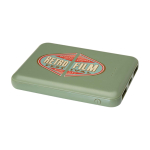 Dünne Powerbank aus recyceltem Kunststoff, 5.000 mAh