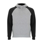 Zweifarbiger Kinder-Hoodie 280 g/m² Roly Badet farbe schwarz