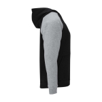 Zweifarbiger Kinder-Hoodie 280 g/m² Roly Badet farbe mattschwarz zweite Seitenansicht