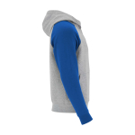 Zweifarbiger Kinder-Hoodie 280 g/m² Roly Badet farbe köngisblau zweite Seitenansicht