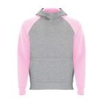 Zweifarbiger Kinder-Hoodie 280 g/m² Roly Badet farbe hellrosa