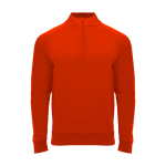 Langarm-Kinder-Sweatshirt mit Logo, 200 g/m2 Roly farbe rot