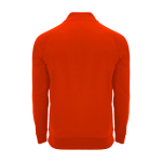 Langarm-Kinder-Sweatshirt mit Logo, 200 g/m2 Roly farbe rot zweite Rückansicht