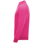 Langarm-Kinder-Sweatshirt mit kurzem Reißverschluss, 200 g/m² Roly farbe neonrosa Seitenansicht