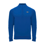 Langarm-Kinder-Sweatshirt mit Logo, 200 g/m2 Roly farbe köngisblau Ansicht mit Siebdruck