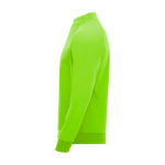 Langarm-Kinder-Sweatshirt mit Logo, 200 g/m2 Roly farbe neongrün Seitenansicht