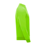 Langarm-Kinder-Sweatshirt mit Logo, 200 g/m2 Roly farbe neongrün zweite Seitenansicht