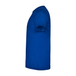 Kurzarm-Kinder-T-Shirt aus Baumwolljersey, 165 g/m2 Roly farbe blau Seitenansicht