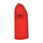Kurzarm-Kinder-T-Shirt aus Baumwolljersey, 165 g/m2 Roly farbe rot zweite Seitenansicht