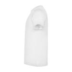 Kurzarm-Kinder-T-Shirt aus Baumwolljersey, 165 g/m2 Roly farbe weiß Seitenansicht