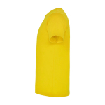 Kurzarm-Kinder-T-Shirt aus Baumwolljersey, 165 g/m2 Roly farbe gelb Seitenansicht