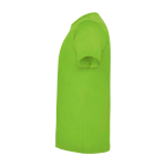 Kurzarm-Kinder-T-Shirt aus Baumwolljersey, 165 g/m2 Roly farbe lindgrün Seitenansicht