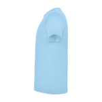 Kurzarm-Kinder-T-Shirt aus Baumwolljersey, 165 g/m2 Roly farbe hellblau Seitenansicht