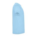 Kurzarm-Kinder-T-Shirt aus Baumwolljersey, 165 g/m2 Roly farbe hellblau zweite Seitenansicht
