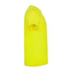 Kurzarm-Kinder-T-Shirt aus Baumwolljersey, 165 g/m2 Roly farbe neongelb zweite Seitenansicht