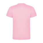 Kurzarm-Kinder-T-Shirt aus Baumwolljersey, 165 g/m2 Roly farbe hellrosa zweite Rückansicht
