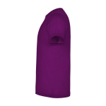 Kurzarm-Kinder-T-Shirt aus Baumwolljersey, 165 g/m2 Roly farbe purpurfarben Seitenansicht