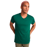 Kurzarm-T-Shirt aus Baumwolle für Herren, 155 g/m2, Roly farbe schwarz