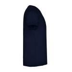 Kurzarm-T-Shirt aus Baumwolle für Herren, 155 g/m2, Roly farbe marineblau zweite Seitenansicht