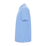 Herren-Piqué-Polo aus Materialmix, 190 g/m2, Roly farbe hellblau Seitenansicht