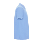 Herren-Piqué-Polo aus Materialmix, 190 g/m2, Roly farbe hellblau zweite Seitenansicht