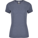 Damen-Shirt aus Baumwolle und Polyester, 150 g/m2, Roly farbe blau mamoriert