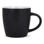 Keramiktasse mit matter Oberfläche in mehreren Farben 350ml farbe schwarz zweite Ansicht