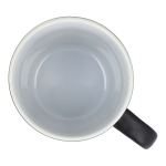 Keramiktasse mit matter Oberfläche in mehreren Farben 350ml farbe schwarz fünfte Ansicht