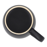 Keramiktasse mit matter Oberfläche in mehreren Farben 350ml farbe schwarz sechste Ansicht