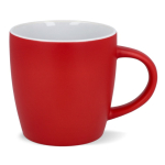 Keramiktasse mit matter Oberfläche in mehreren Farben 350ml farbe rot
