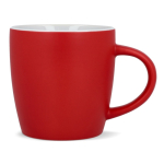 Keramiktasse mit matter Oberfläche in mehreren Farben 350ml farbe rot zweite Ansicht