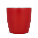Keramiktasse mit matter Oberfläche in mehreren Farben 350ml farbe rot vierte Ansicht