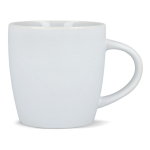 Keramiktasse mit matter Oberfläche in mehreren Farben 350ml farbe weiß zweite Ansicht