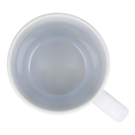 Keramiktasse mit matter Oberfläche in mehreren Farben 350ml farbe weiß fünfte Ansicht
