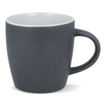 Keramiktasse mit matter Oberfläche in mehreren Farben 350ml farbe grau