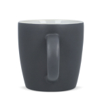 Keramiktasse mit matter Oberfläche in mehreren Farben 350ml farbe grau dritte Ansicht