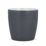 Keramiktasse mit matter Oberfläche in mehreren Farben 350ml farbe grau vierte Ansicht