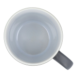 Keramiktasse mit matter Oberfläche in mehreren Farben 350ml farbe grau fünfte Ansicht